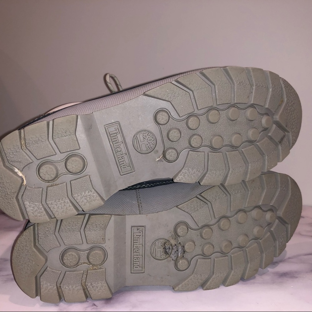 Timberland Euro Dub Navy Gray Nubuck Boots - Picture 5 of 5